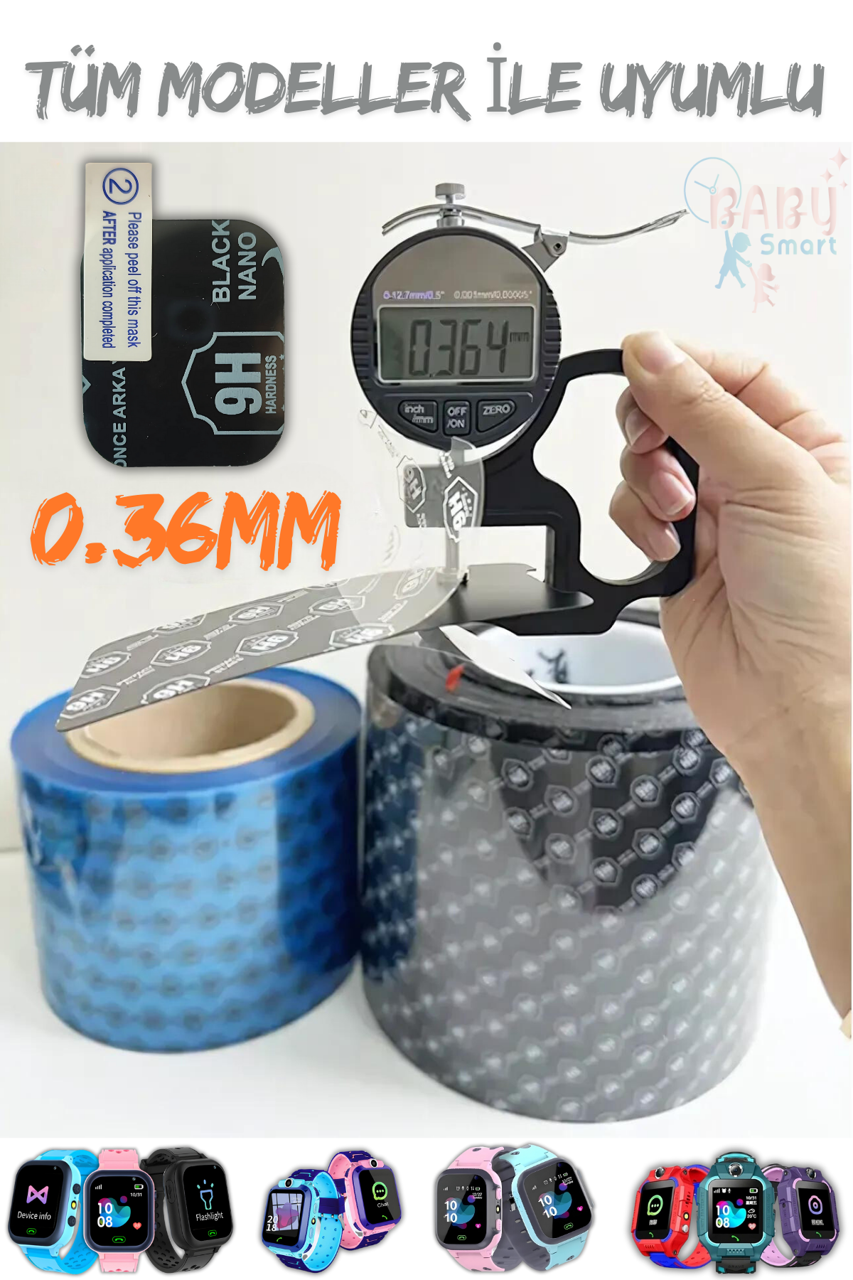 Akıllı Çocuk Saat Ekran Koruyucu