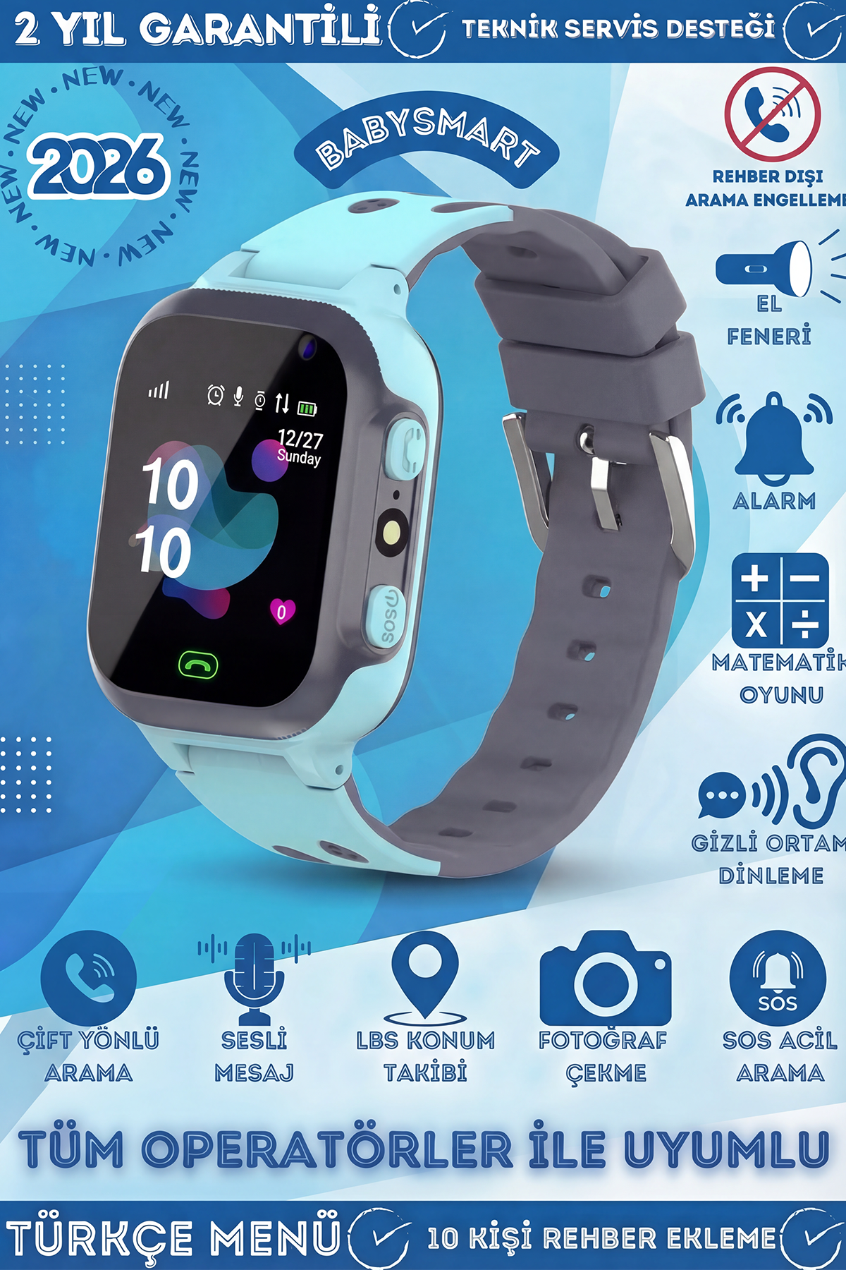 BabySmart - Q15 LBS Akıllı Çocuk Takip Saati