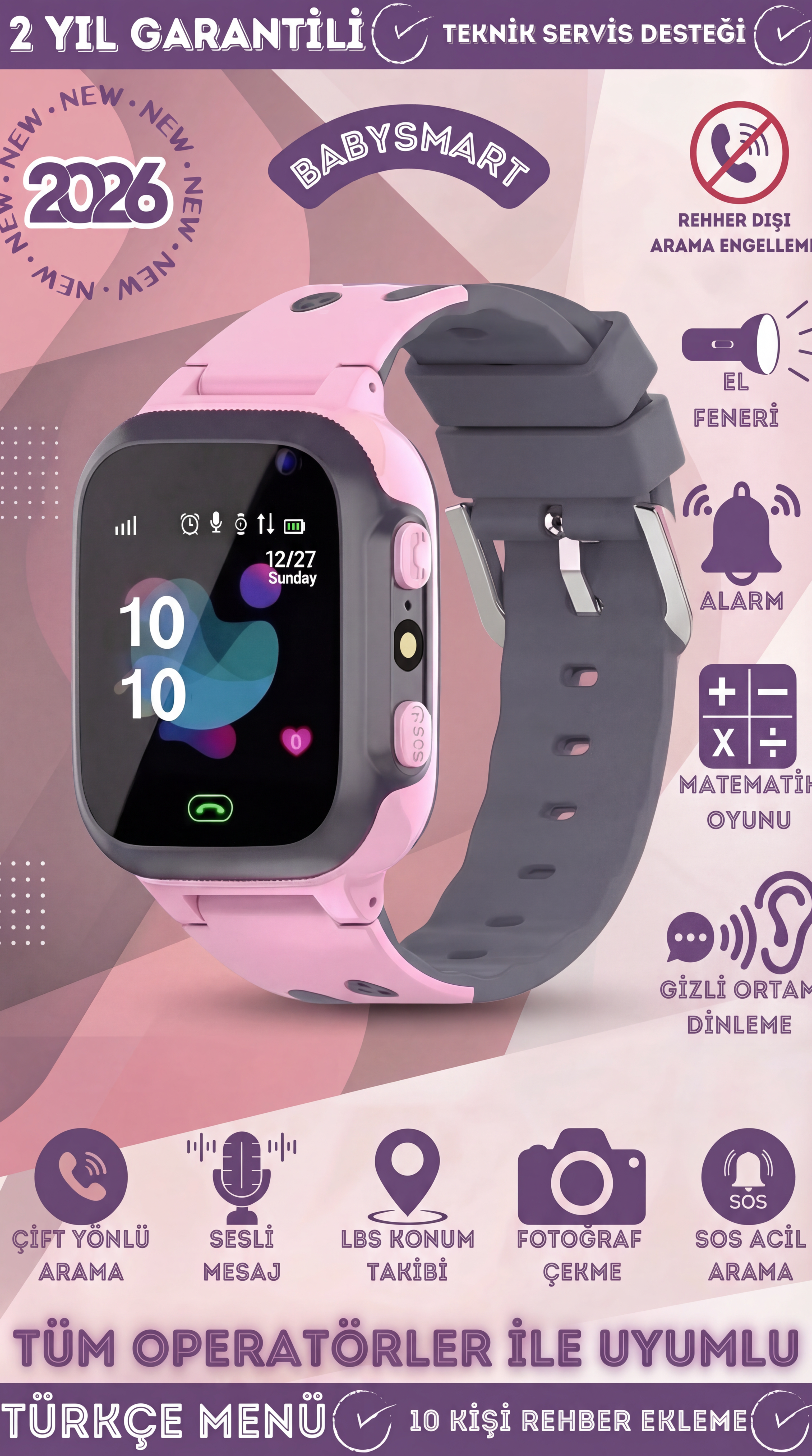 BabySmart - Q15 LBS Akıllı Çocuk Takip Saati