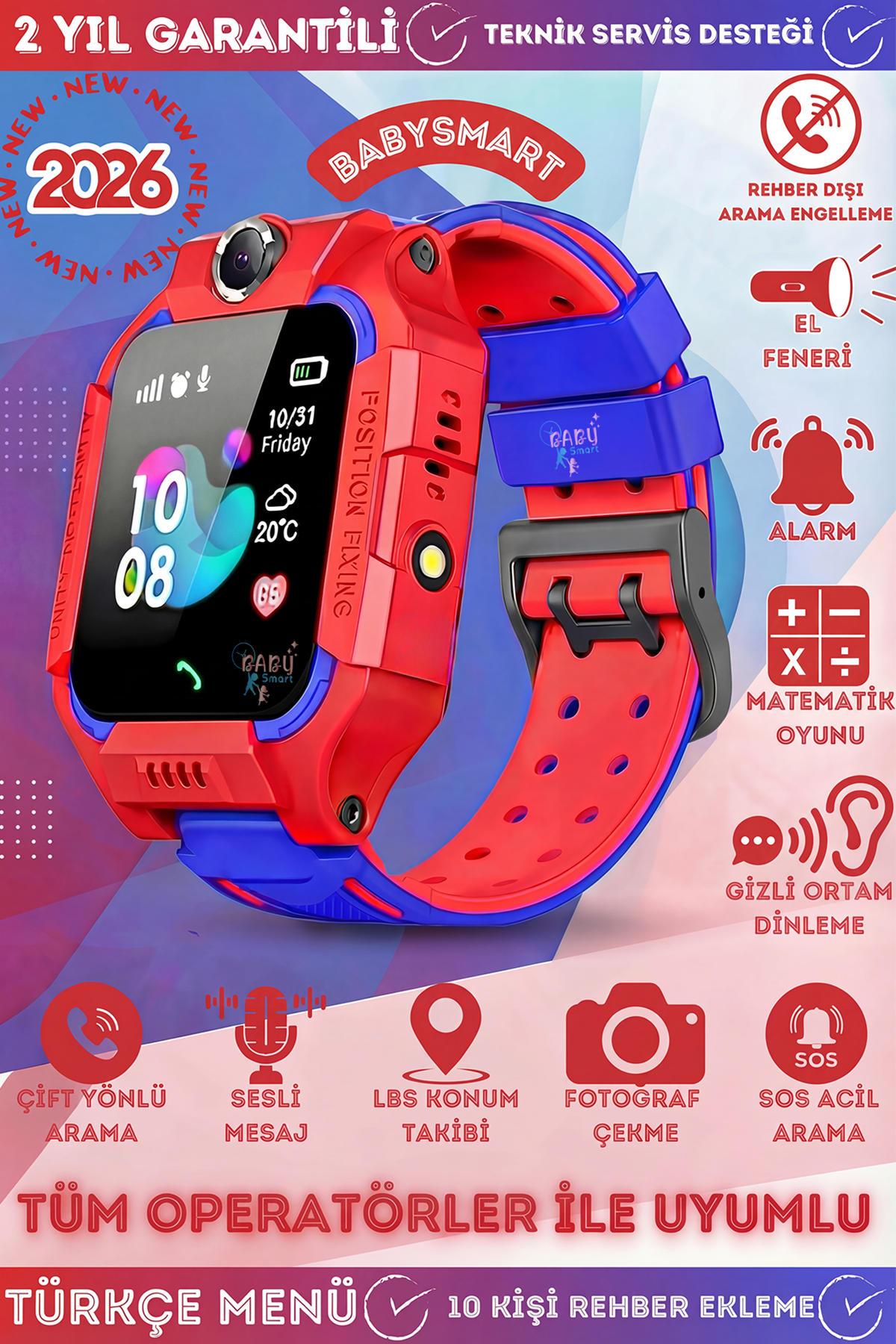 BabySmart - Q19 LBS Akıllı Çocuk Takip Saati