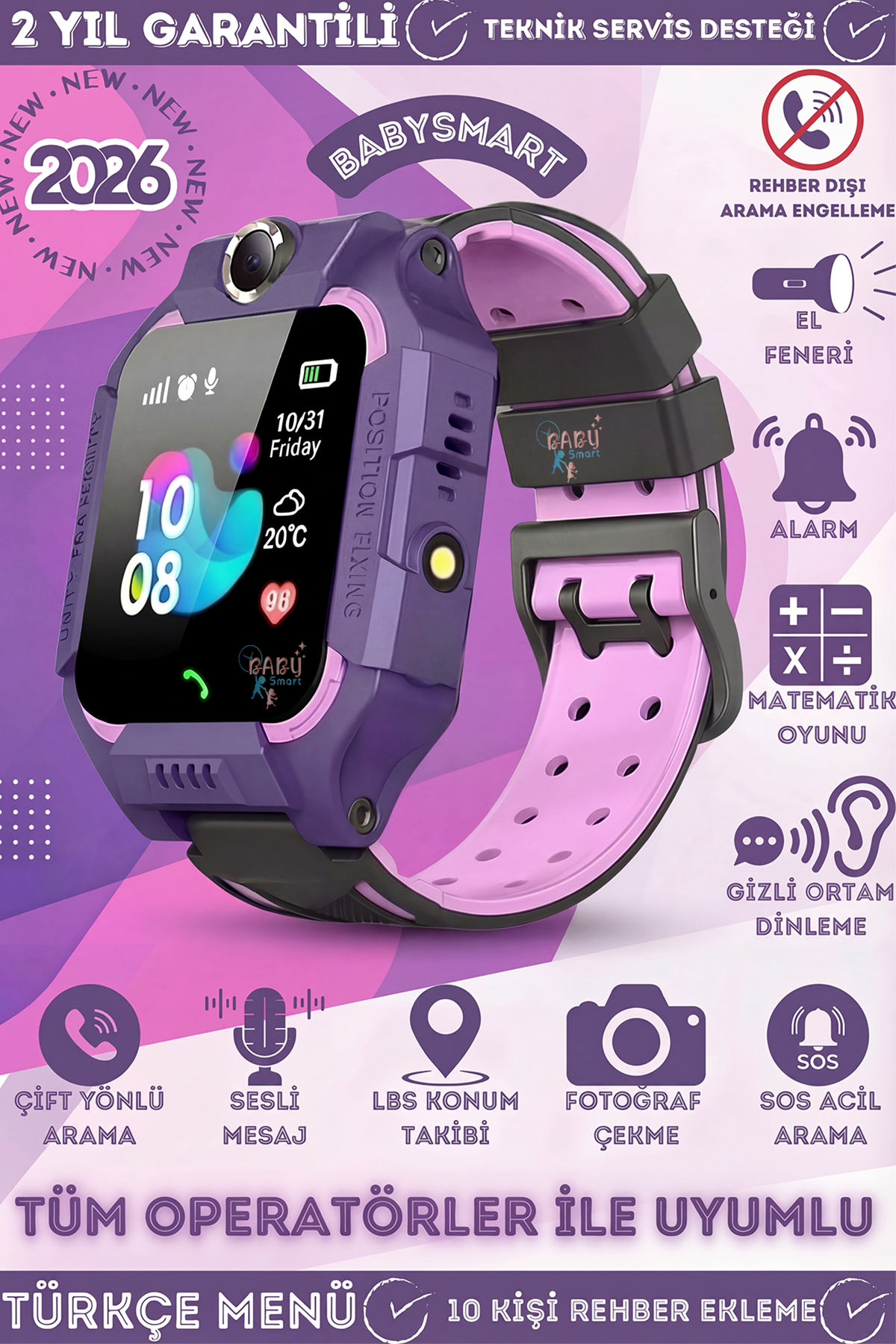 BabySmart - Q19 LBS Akıllı Çocuk Takip Saati