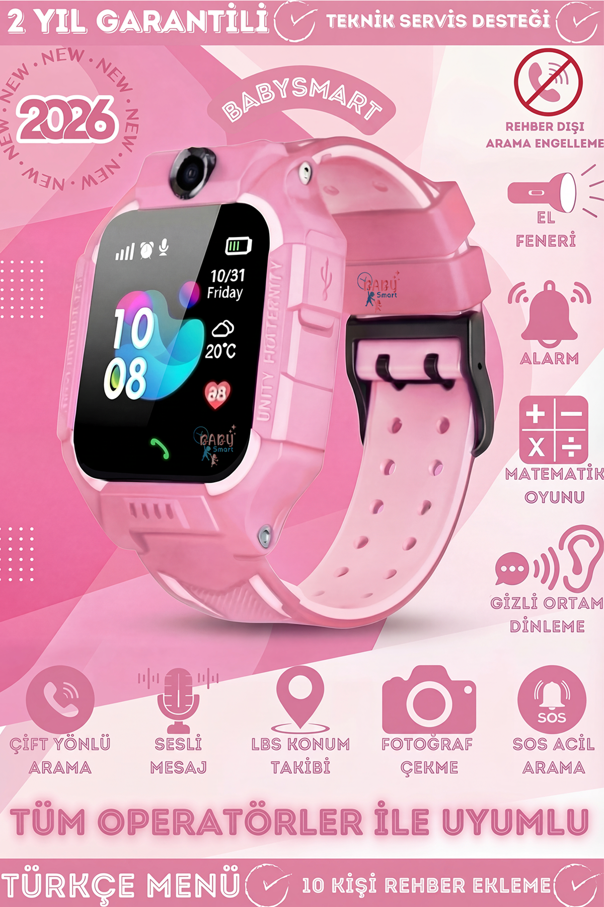 BabySmart - Q19 LBS Akıllı Çocuk Takip Saati