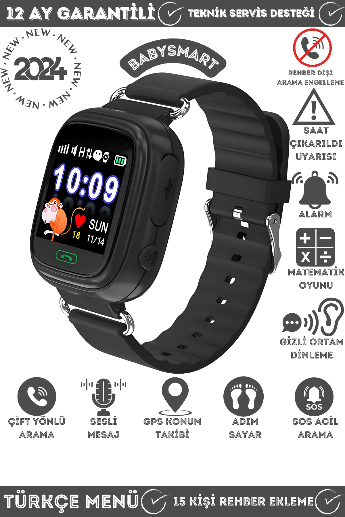 BabySmart - Q90 LBS Akıllı Çocuk Takip Saati